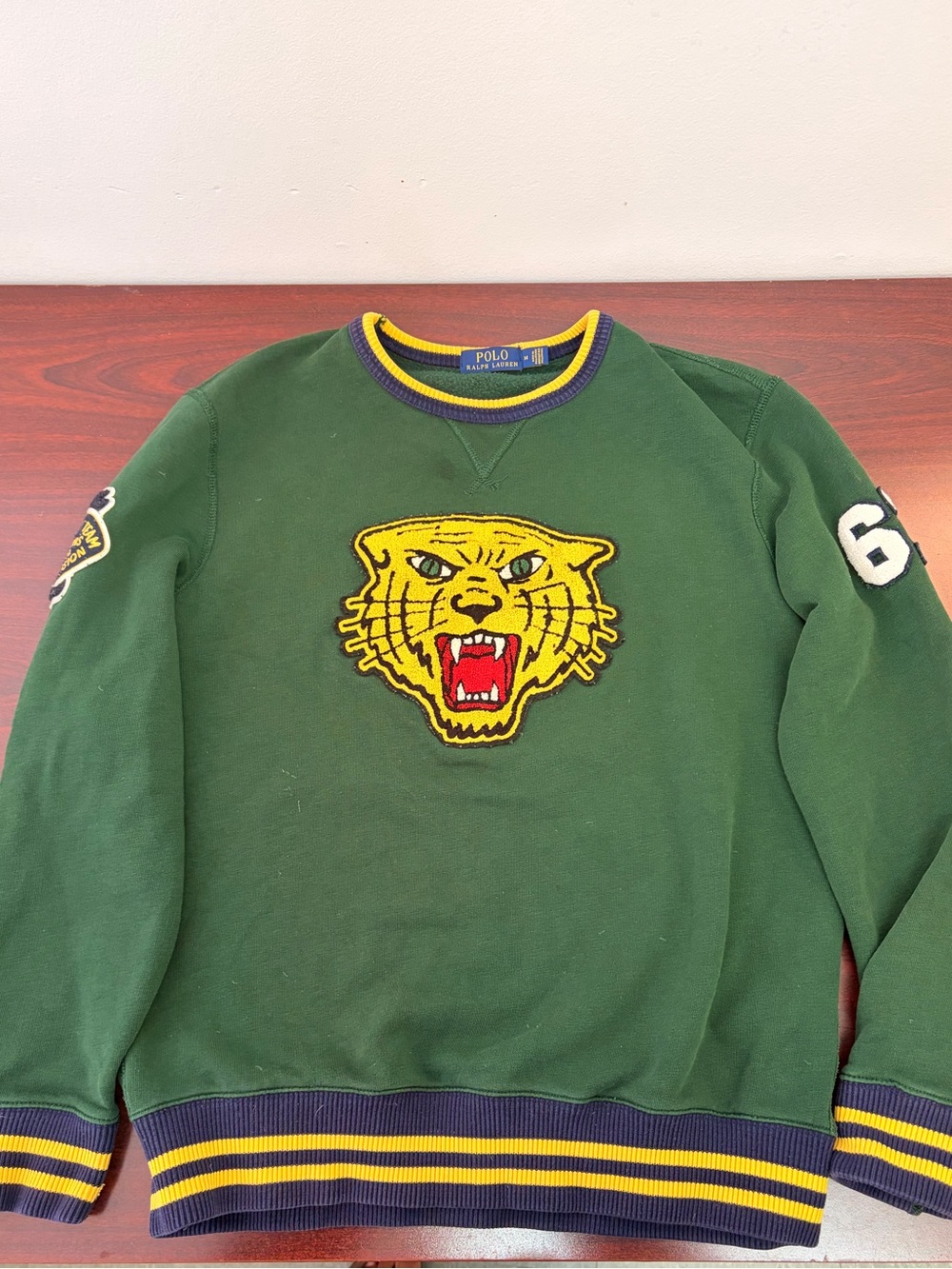 Polo Ralph Lauren Wild Cat Patch Crewneck Sweatshirt